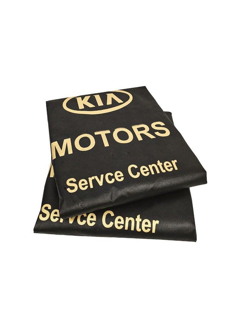 KIA Motors Service Centre Car Seat Cover, Universal Car Seat Dust Dirt Protection Cover, Extra Protection For Your Seat 2 pcs Set - Image 3